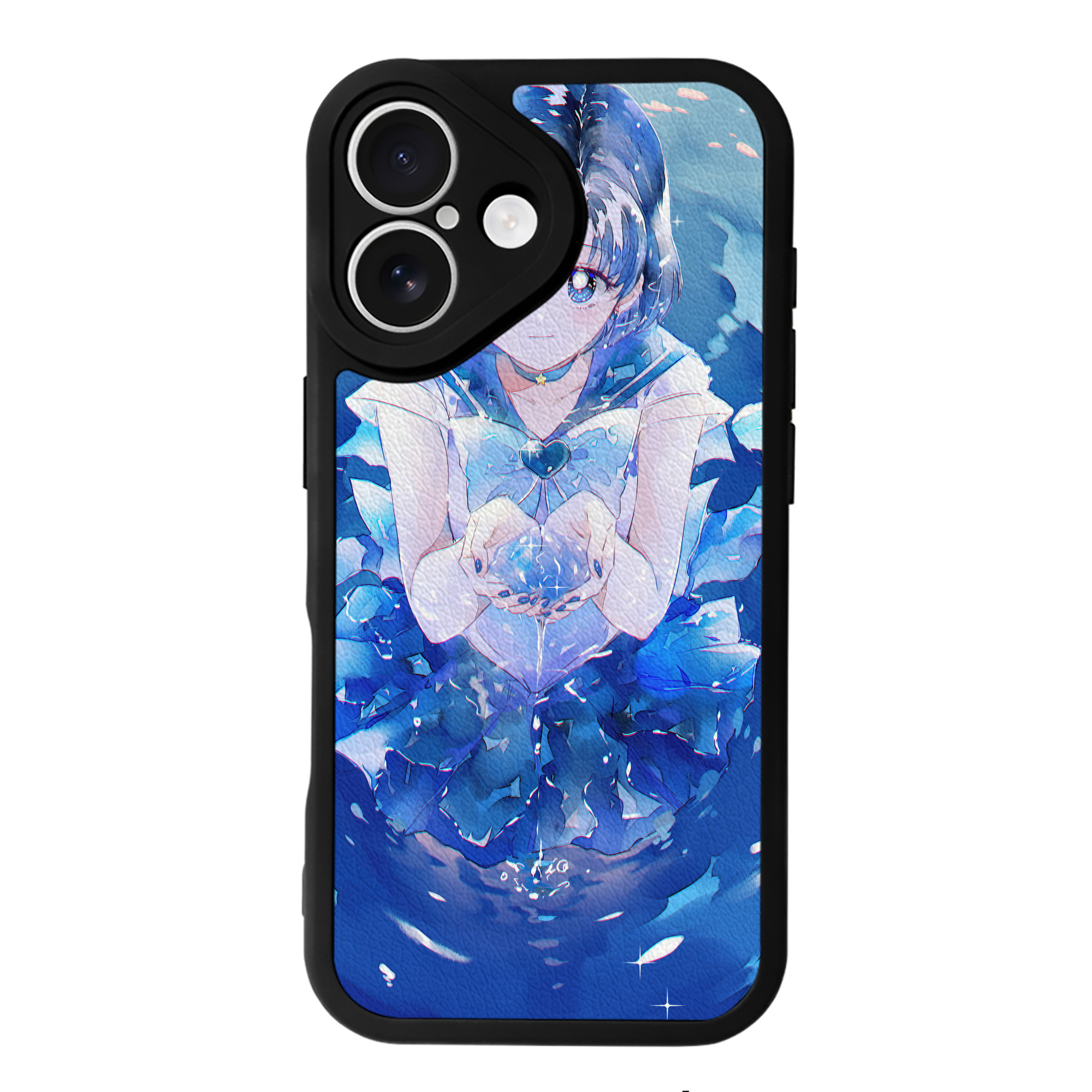 （画像用） 美少女戦士セーラームーン Sailor Moon 【iPhone 16シリーズ対応】シリコンスマホケース（レザー調） 材質：シリコン